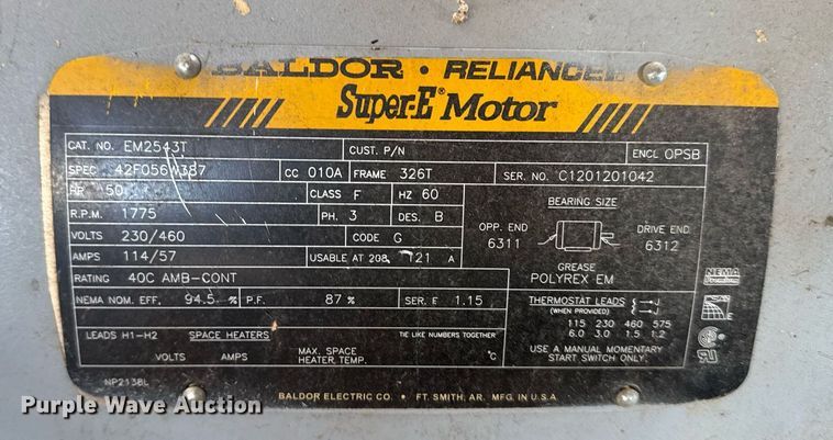 image for item EG8017 Baldor - Reliance Super E  electric motor