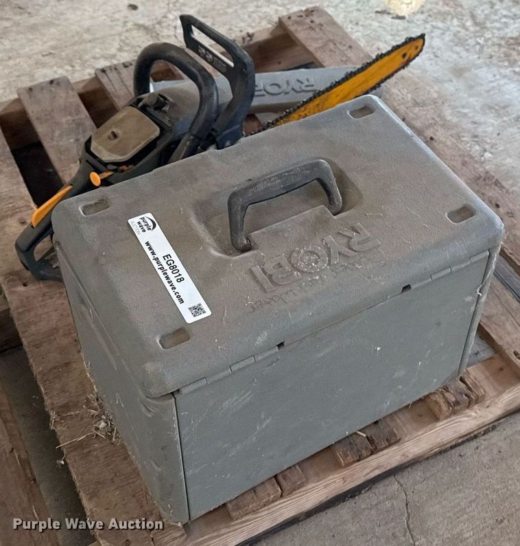 image for item EG8018 Ryobi chainsaw