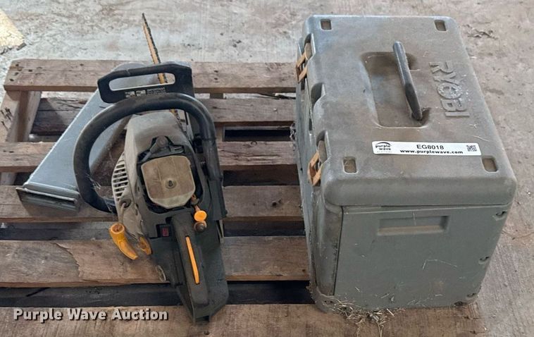 image for item EG8018 Ryobi chainsaw