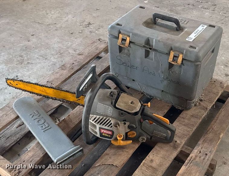 image for item EG8018 Ryobi chainsaw