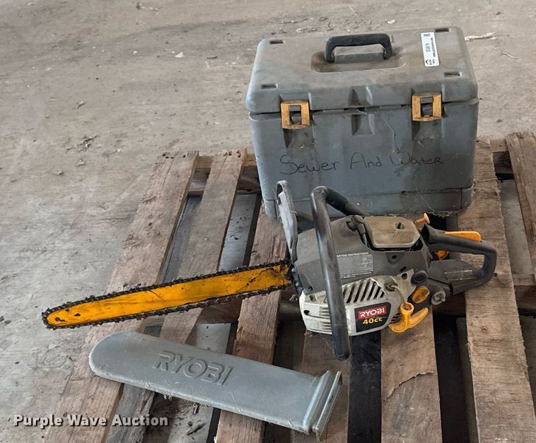 image for item EG8018 Ryobi chainsaw