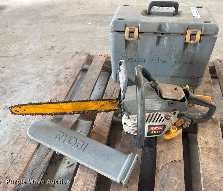 image for item EG8018 Ryobi chainsaw