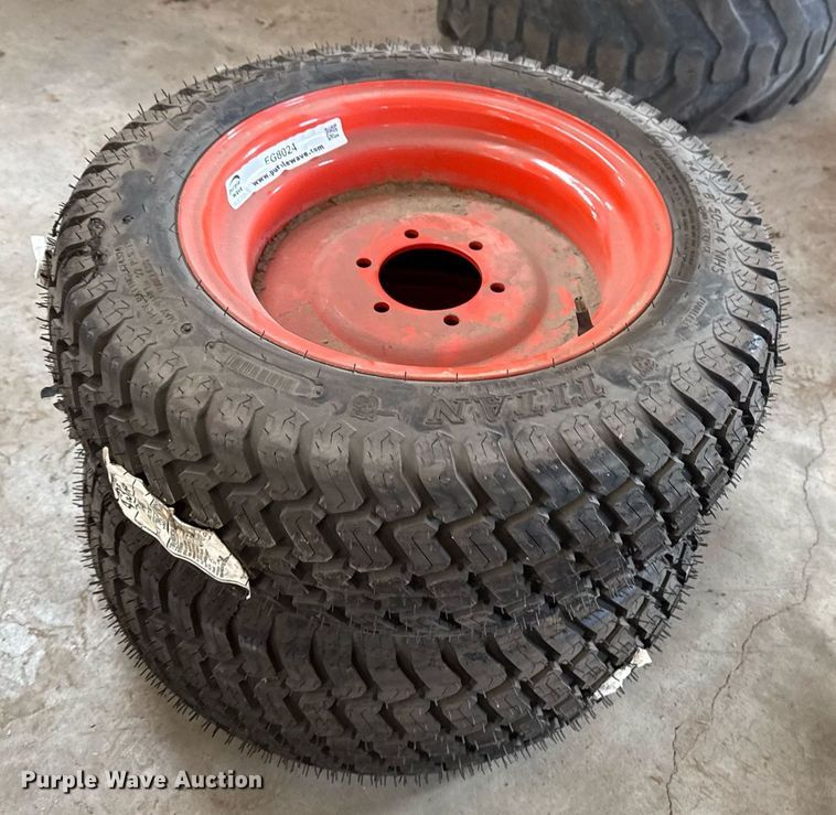 image for item EG8024 (2) Titan 13.6-16 tires and wheels