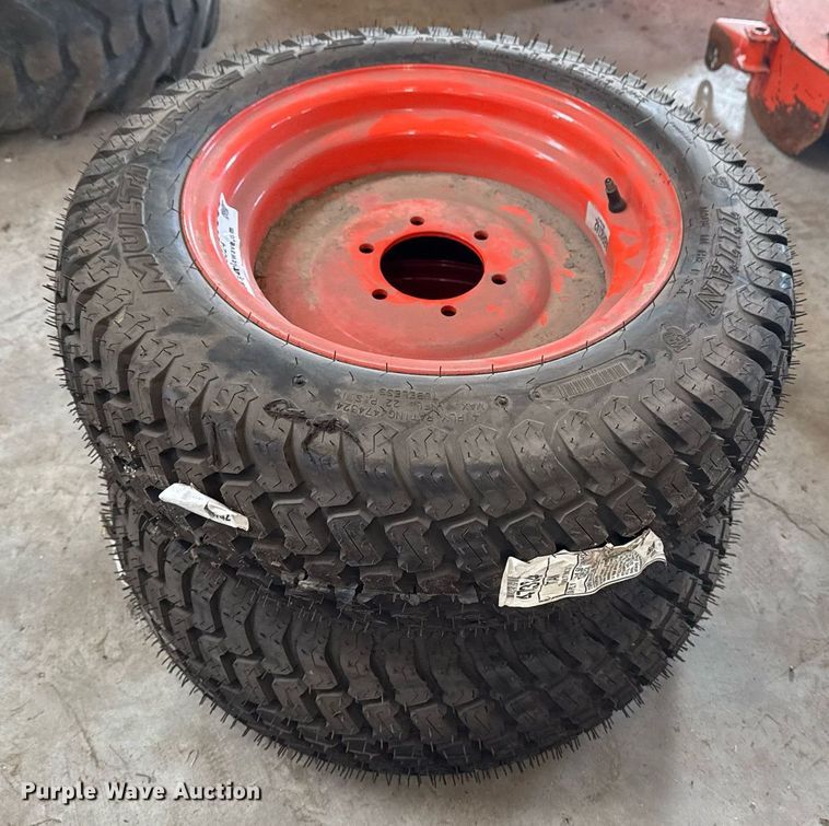 image for item EG8024 (2) Titan 13.6-16 tires and wheels