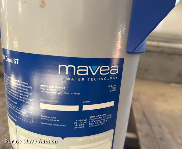 image for item EG8027 Mavea Water Technology Purity 1200 Quell ST water filter