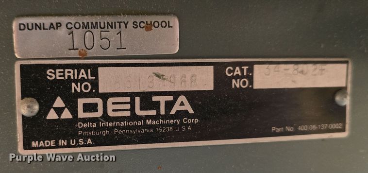 image for item EH8548 Delta Unisaw table saw