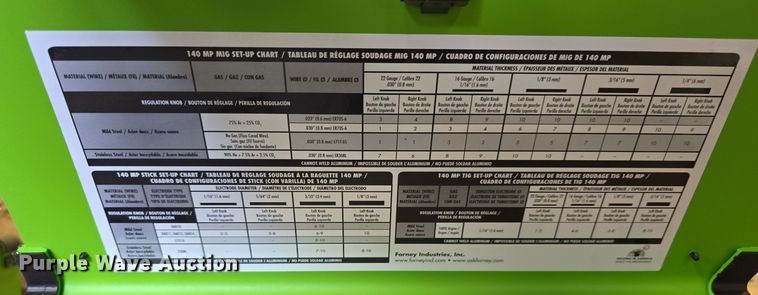 image for item EH8549 (2) Forney Easy Weld 140 MP welders
