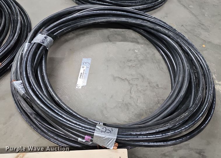 image for item EH8558 (4) rolls of 400 MCM electrical wire