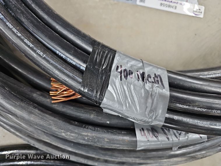 image for item EH8558 (4) rolls of 400 MCM electrical wire