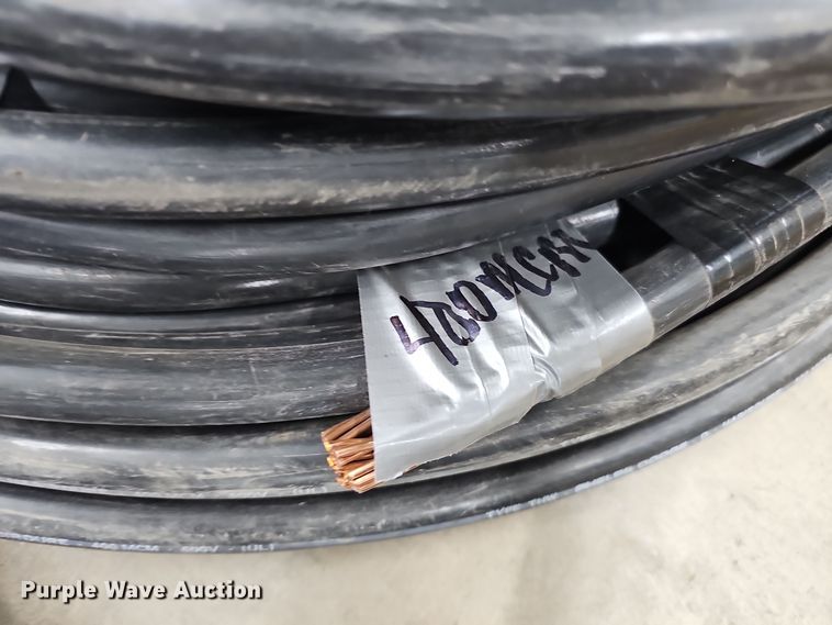 image for item EH8558 (4) rolls of 400 MCM electrical wire