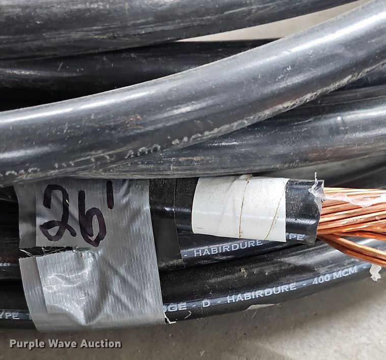 image for item EH8558 (4) rolls of 400 MCM electrical wire