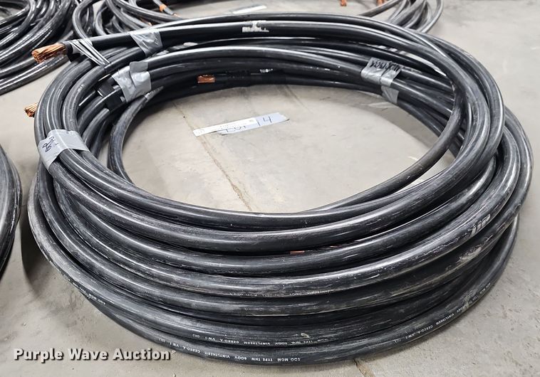 image for item EH8559 (4) rolls of 400 MCM electrical wire