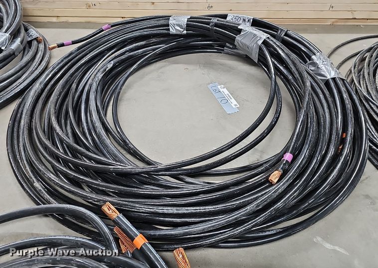 image for item EH8560 (3) rolls of 250 MCM electrical wire