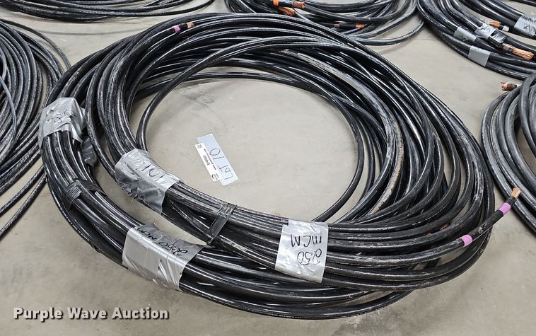 image for item EH8560 (3) rolls of 250 MCM electrical wire