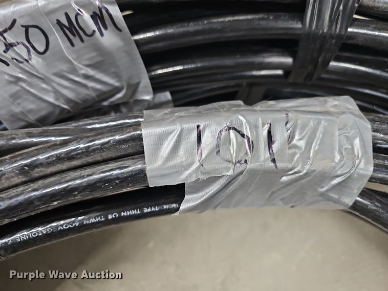 image for item EH8560 (3) rolls of 250 MCM electrical wire