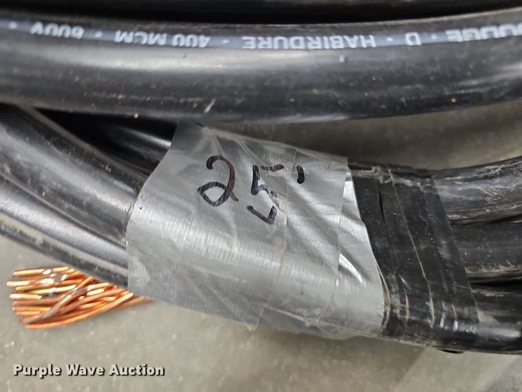 image for item EH8562 (4) rolls of 400 MCM electrical wire