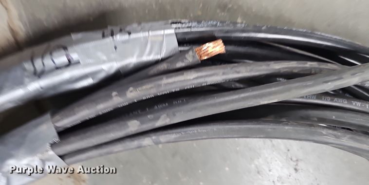 image for item EH8567 (2) rolls of 1/0 electrical wire