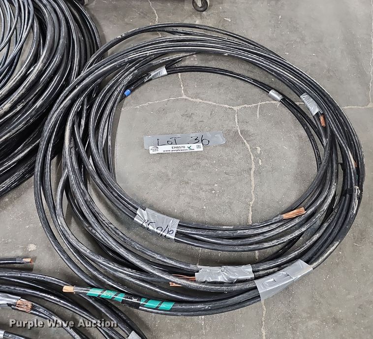 image for item EH8570 (5) rolls of 2/0 electrical wire