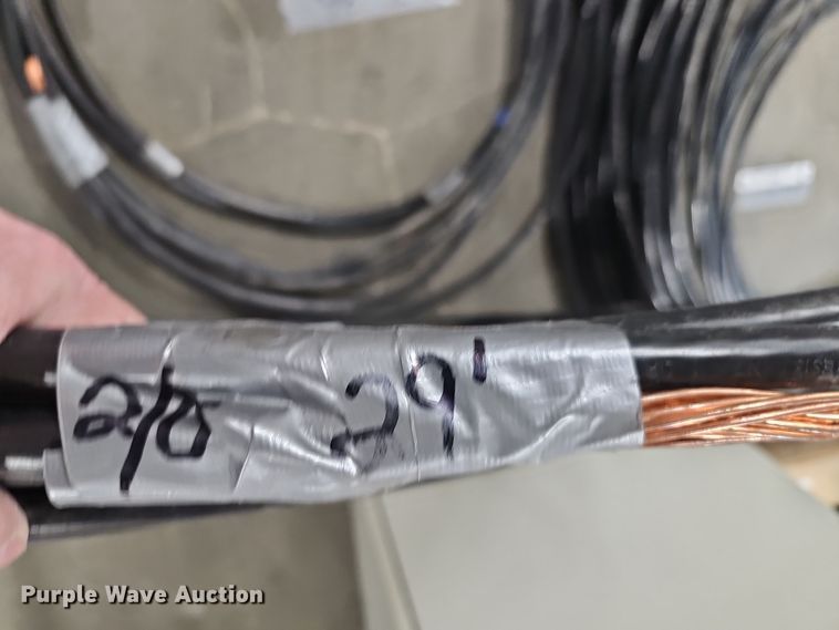 image for item EH8570 (5) rolls of 2/0 electrical wire