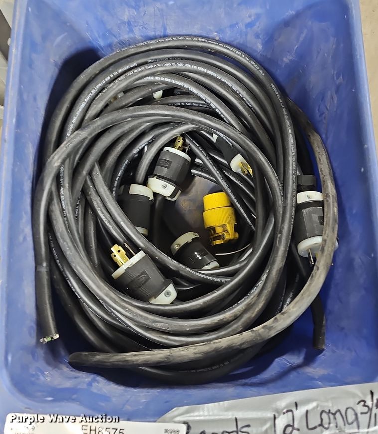 image for item EH8575 (9) rolls of #10 electrical cords