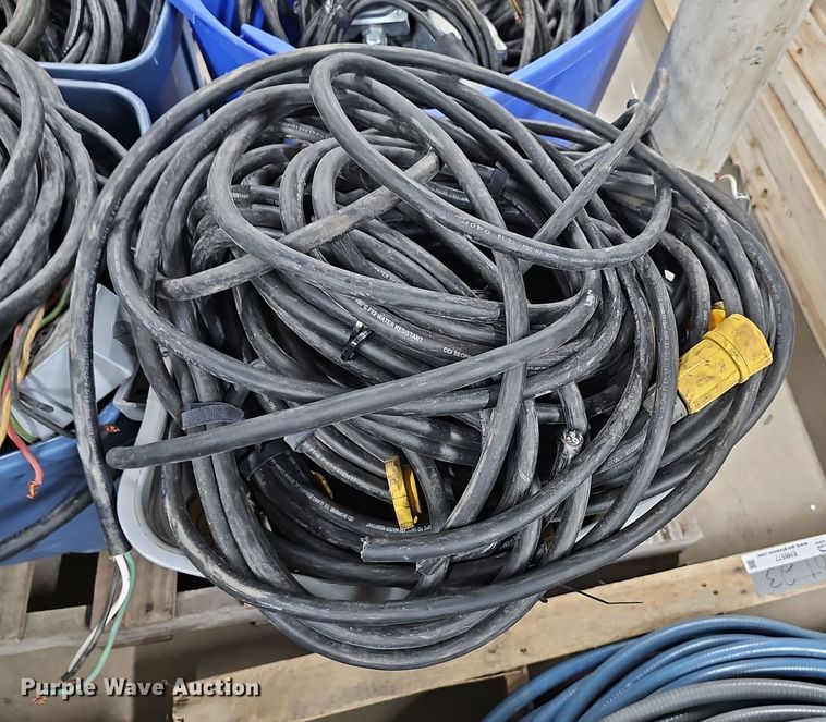 image for item EH8576 (31) rolls of  #12 electrical cords