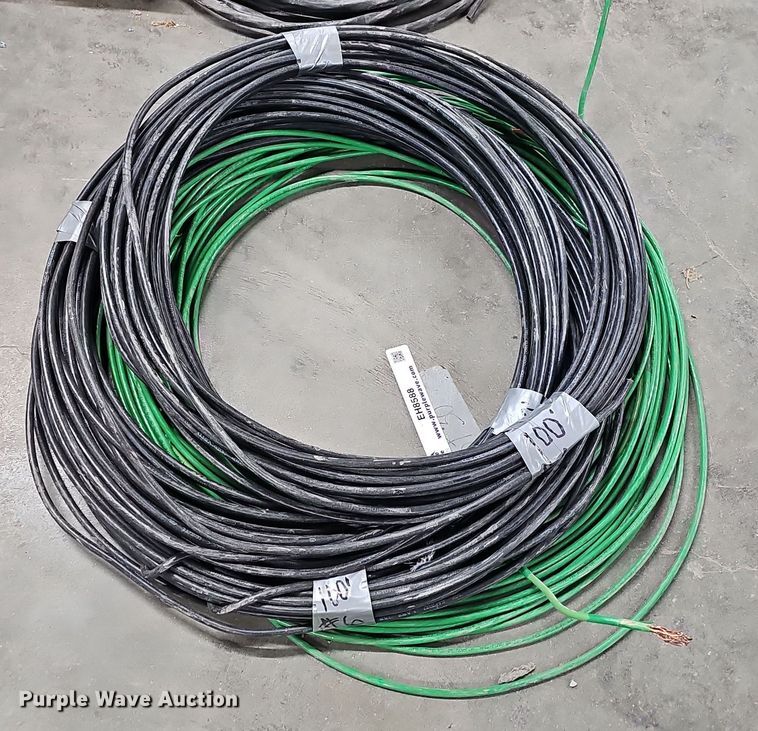 image for item EH8588 (5) rolls of #6 electrical wires