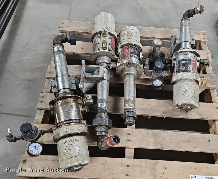 image for item EH8599 (4) Graco Fire Ball pneumatic pumps