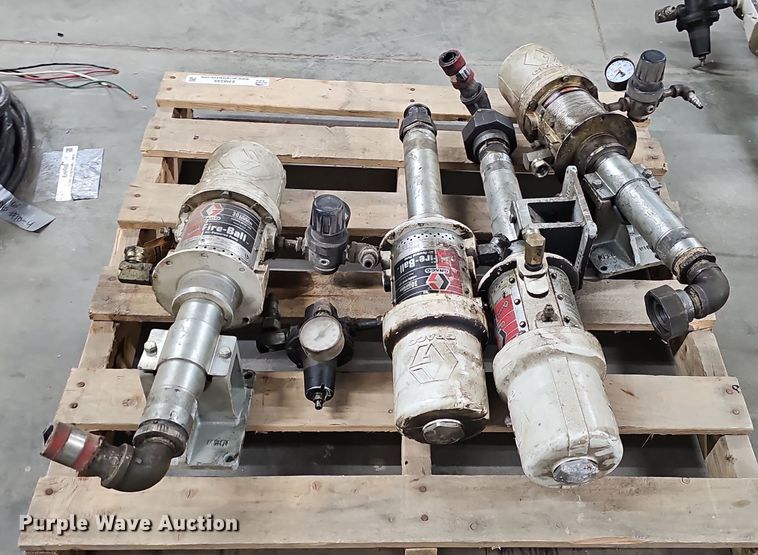 image for item EH8599 (4) Graco Fire Ball pneumatic pumps