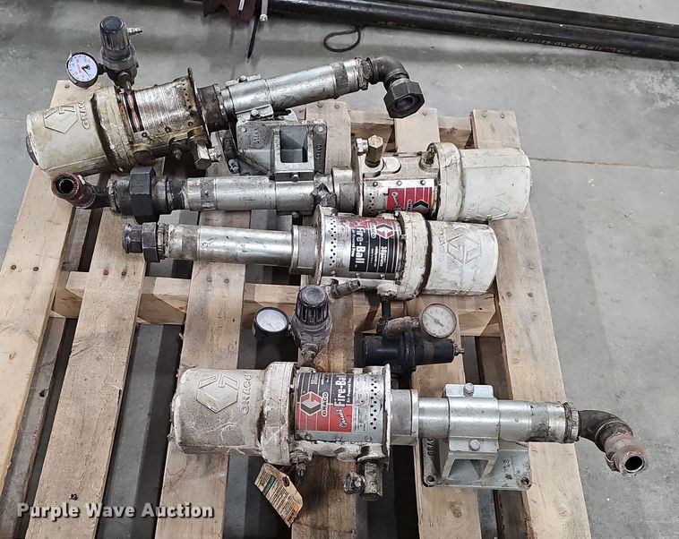 image for item EH8599 (4) Graco Fire Ball pneumatic pumps