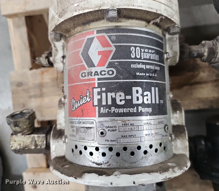 image for item EH8599 (4) Graco Fire Ball pneumatic pumps