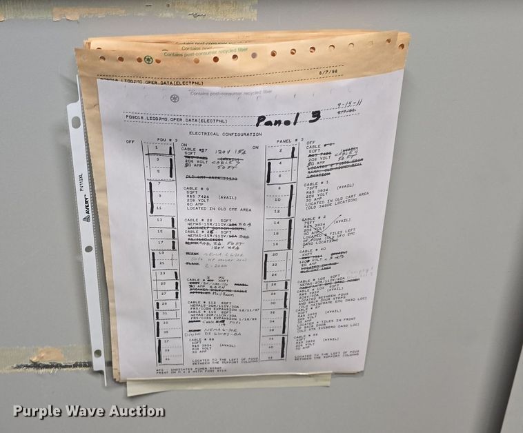 image for item EH8616 (9) power supply cabinets 