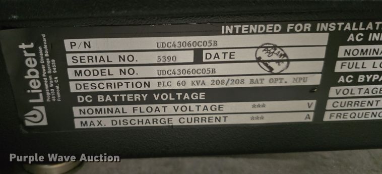image for item EH8616 (9) power supply cabinets 