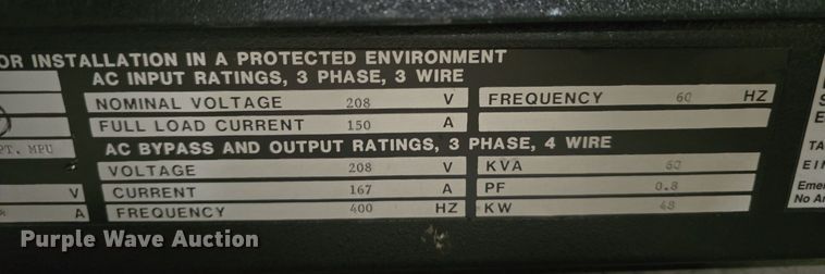 image for item EH8616 (9) power supply cabinets 