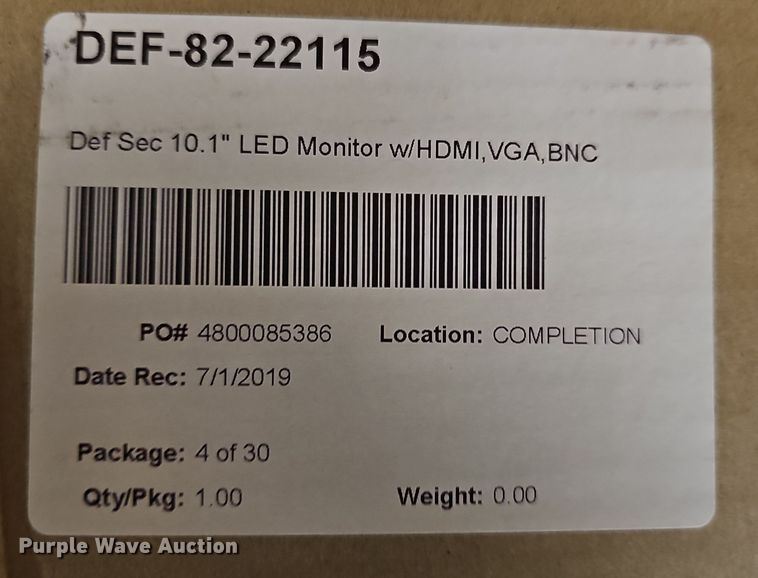 image for item EH8620 (6) Defender Security 10.1