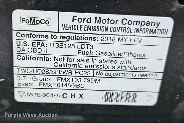 image for item EI8795 2018 Ford Explorer Police Interceptor SUV