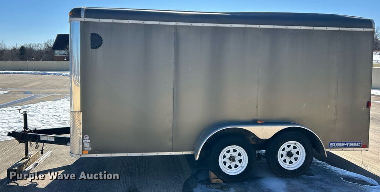 image for item EK2572 2013 Sure-Trac STR8414T enclosed cargo trailer