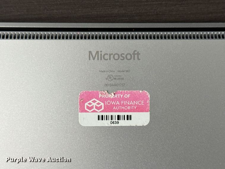 image for item EM3507 (10) Microsoft 1867 laptops