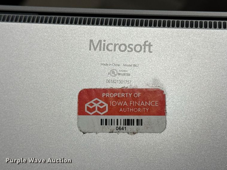 image for item EM3507 (10) Microsoft 1867 laptops