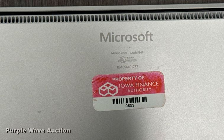image for item EM3507 (10) Microsoft 1867 laptops