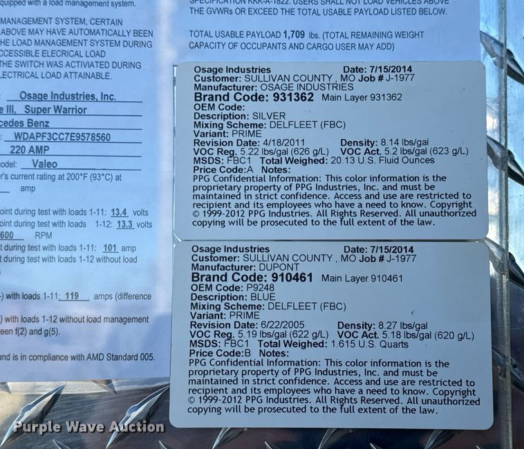 image for item EN5061 2014 Mercedes-Benz Sprinter 3500 ambulance