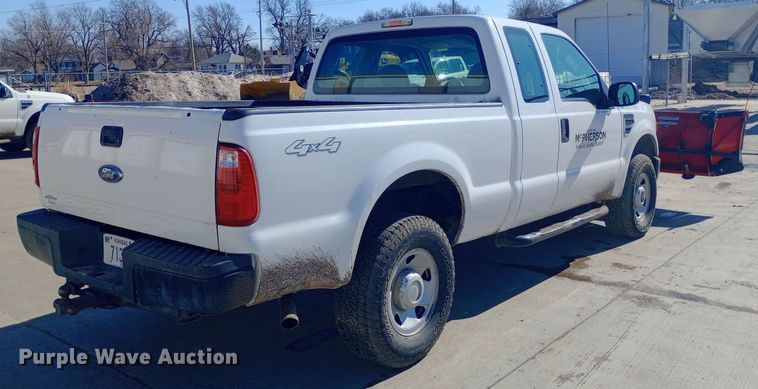 image for item EO0572 2008 Ford F250 Super Duty SuperCab pickup truck