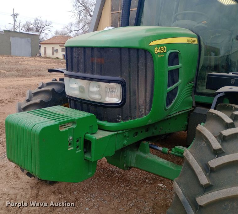 image for item EO0586 2010 John Deere 6430 MFWD tractor
