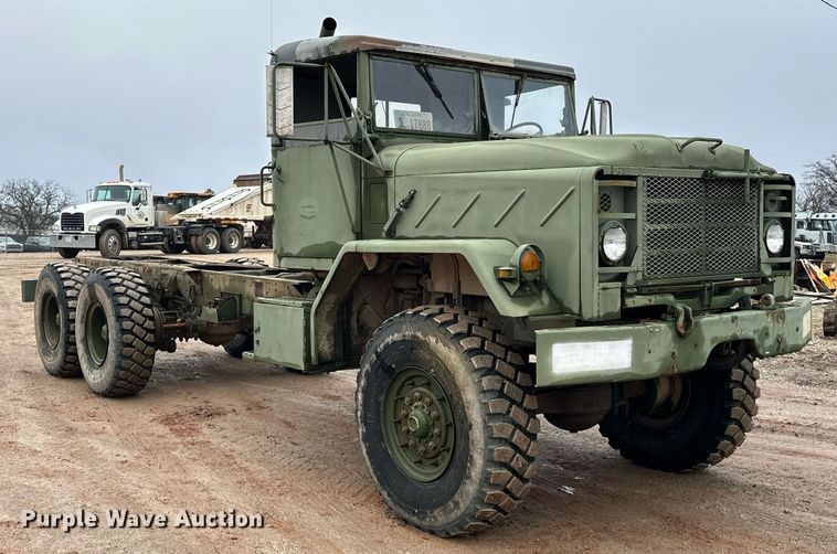 image for item ER4885 1986 AM General M944A1 6X6 truck cab and chassis