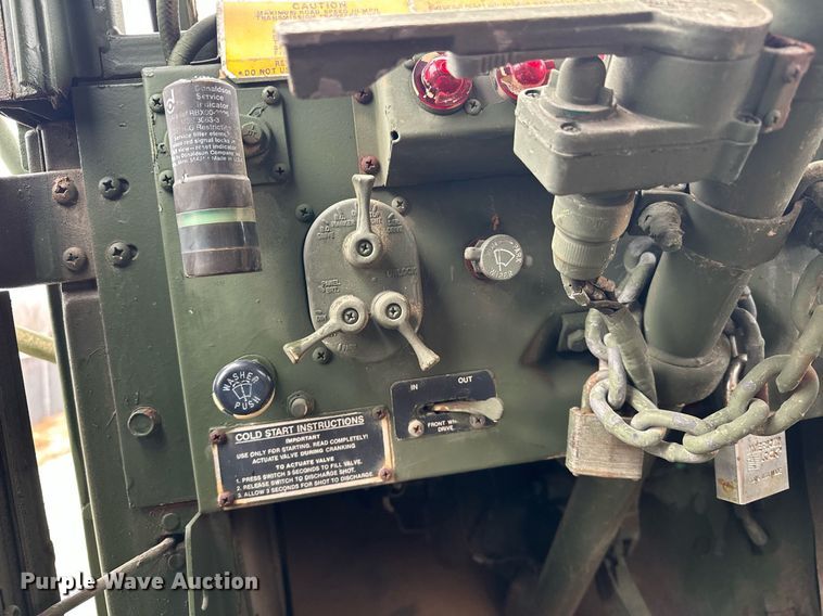 image for item ER4885 1986 AM General M944A1 6X6 truck cab and chassis