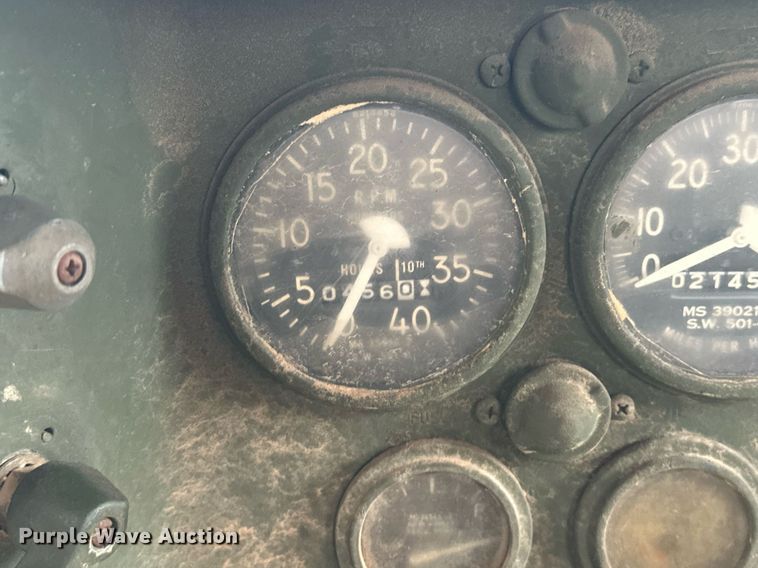 image for item ER4885 1986 AM General M944A1 6X6 truck cab and chassis