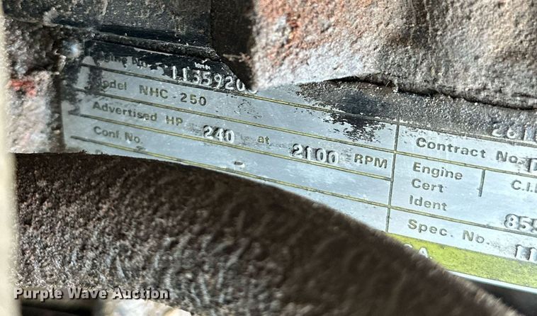 image for item ER4885 1986 AM General M944A1 6X6 truck cab and chassis