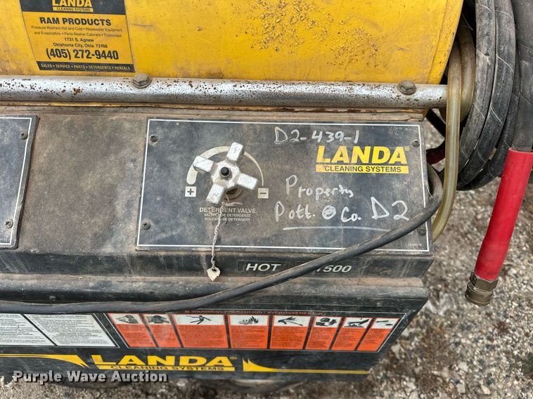image for item ER4886 Landa Hot 2-1500D hot pressure washer