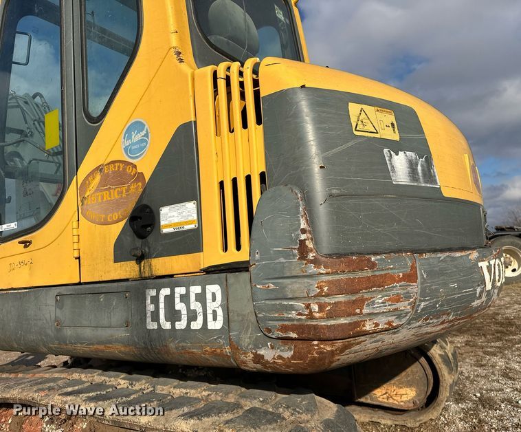 image for item ER4897 2004 Volvo EC55B mini excavator
