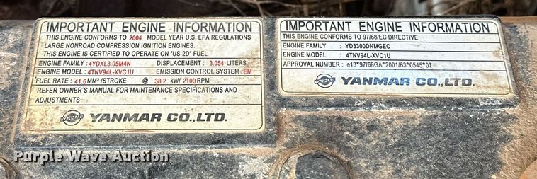 image for item ER4897 2004 Volvo EC55B mini excavator