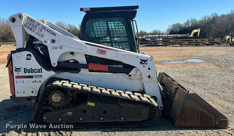 image for item ER4919 2014 Bobcat T870 tracked skid steer loader